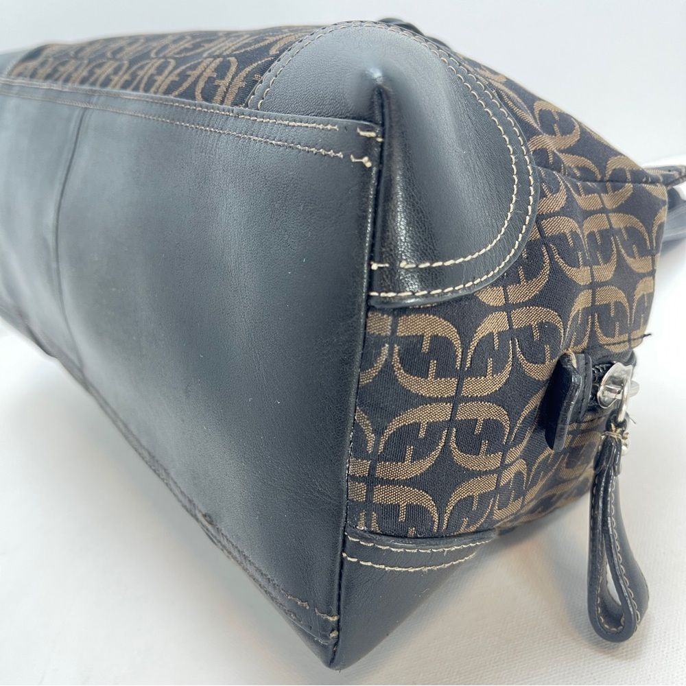 Fossil Vintage Baguette Jacquard Monogram Satchel - Picture 6 of 16